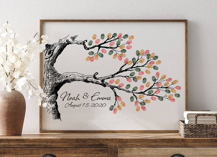 Sketch Tree Fingerprint Guestbook