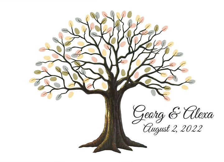 Wedding Fingerprint Tree N2