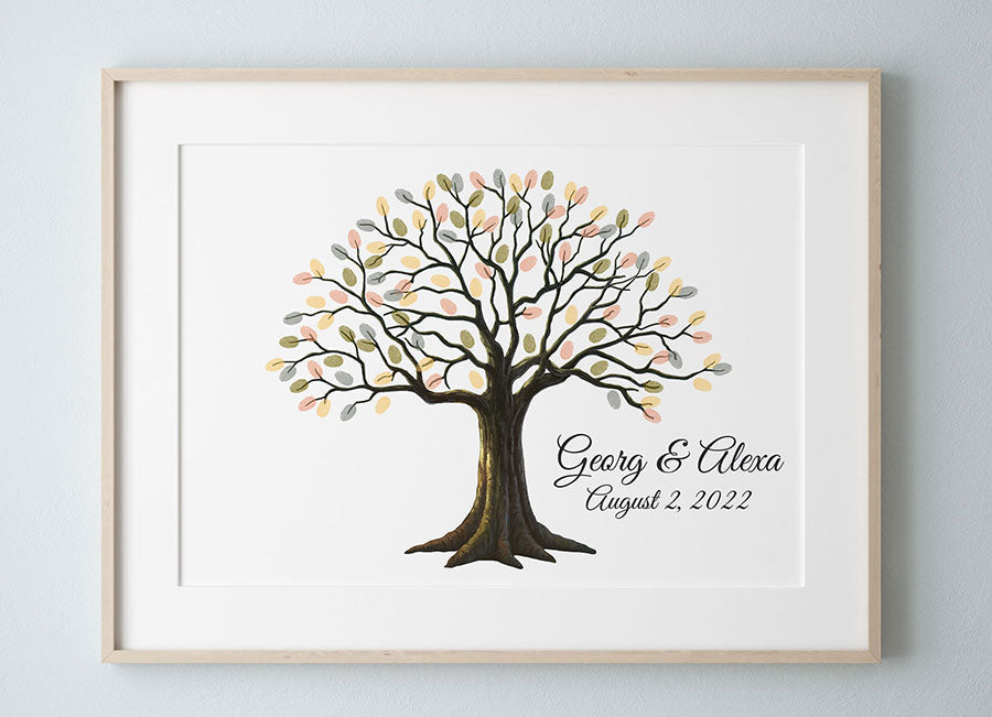 Wedding Fingerprint Tree N2