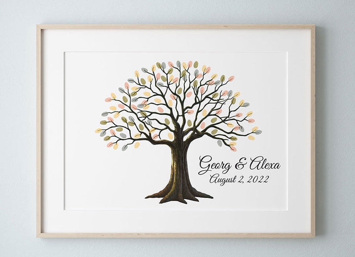 Wedding Fingerprint Tree N2
