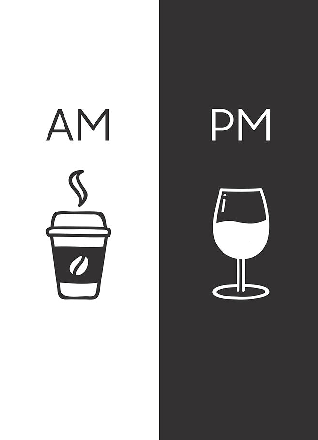 Coffee and Wine Poster