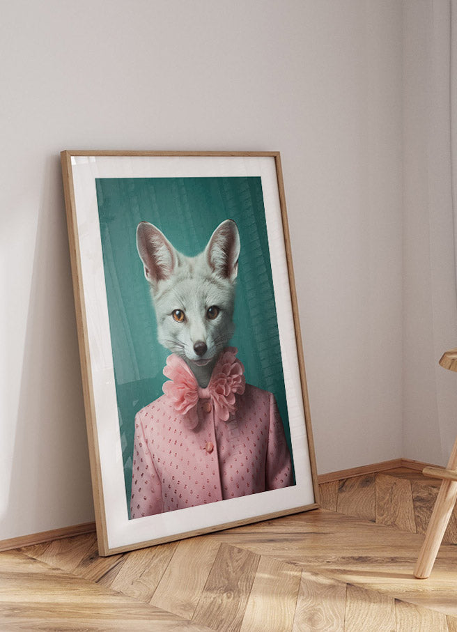 Whimsical Baby Fox