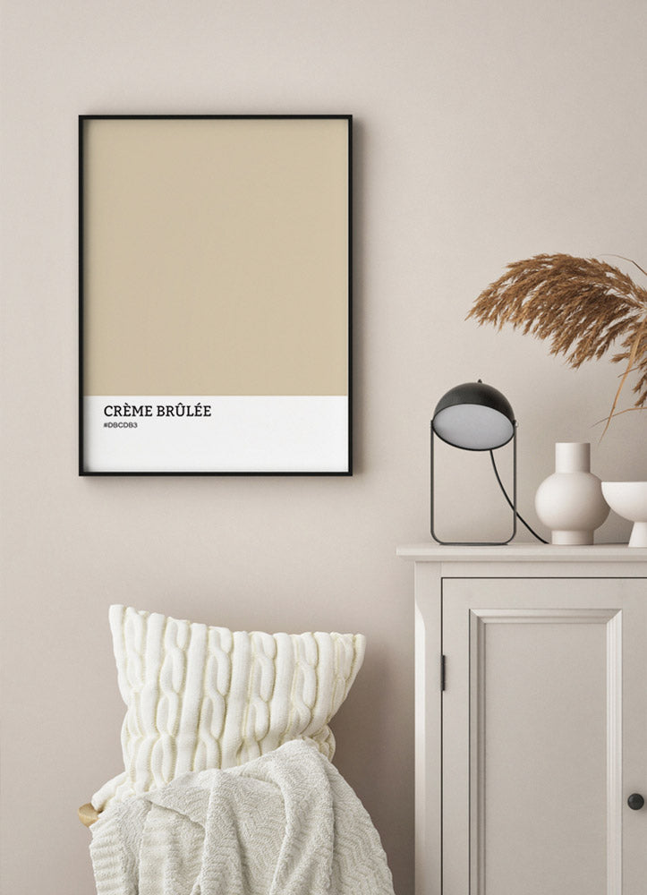 Creme Brulee Color Poster