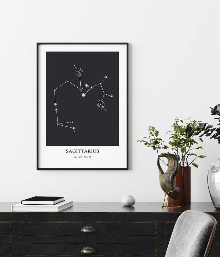 Sagittarius Zodiac Poster