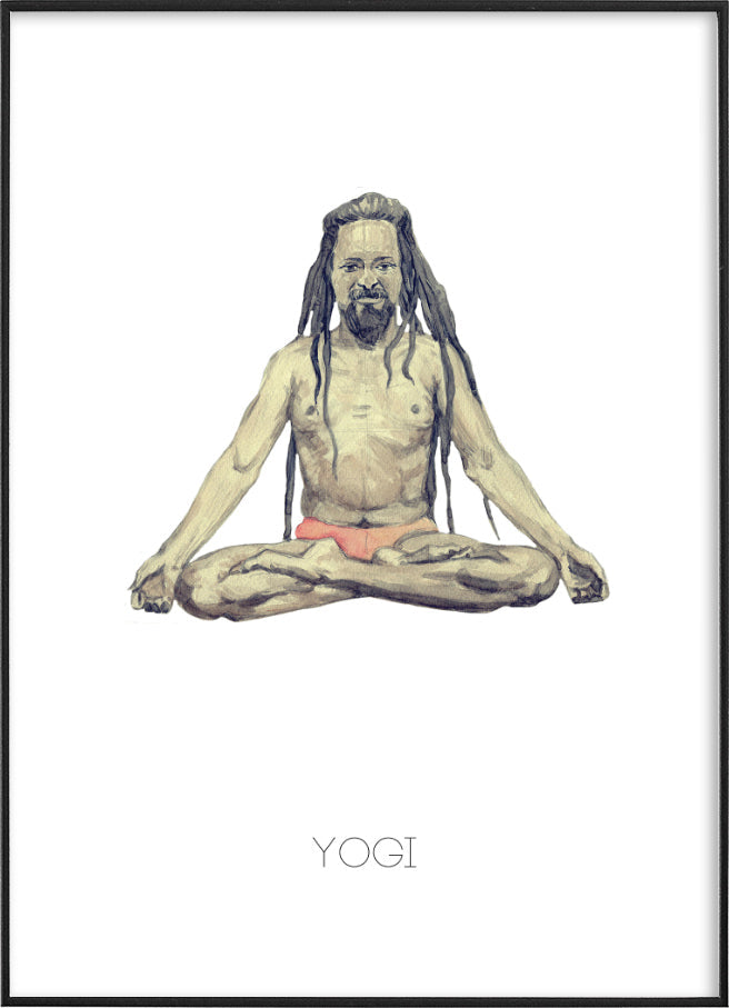 YOGI POSTERPosterFinger Art PrintsMARY & FAP