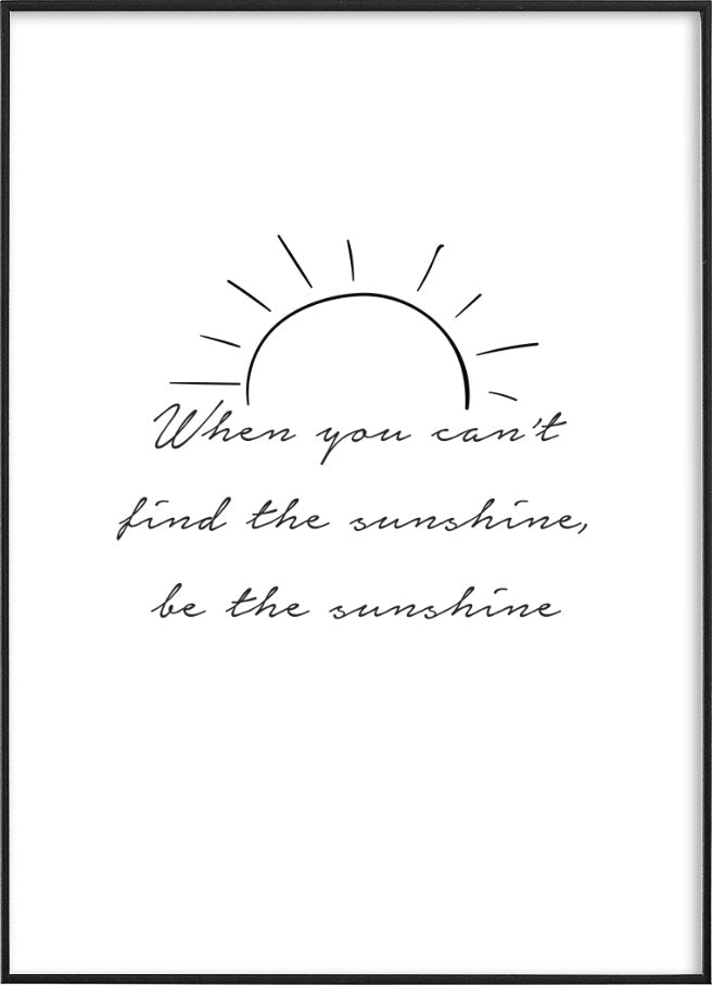 BE THE SUNSHINEPosterMARY&FAPMARY & FAP