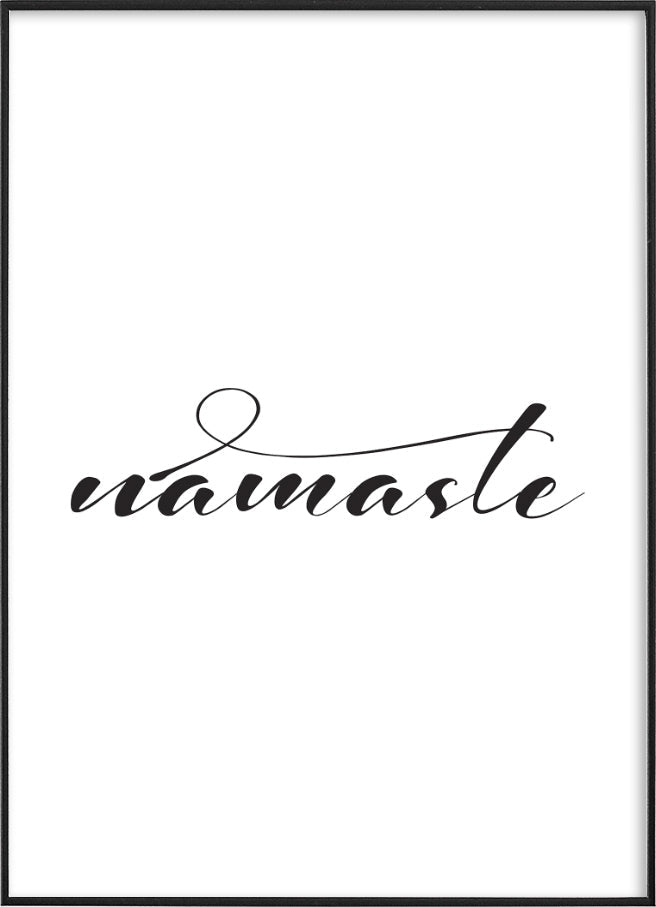 NAMASTEPosterFinger Art PrintsMARY & FAP