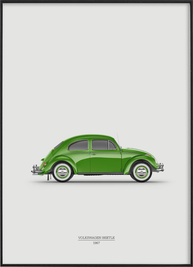 VOLKSWAGEN BEETLE 1967PosterFinger Art PrintsMARY & FAP