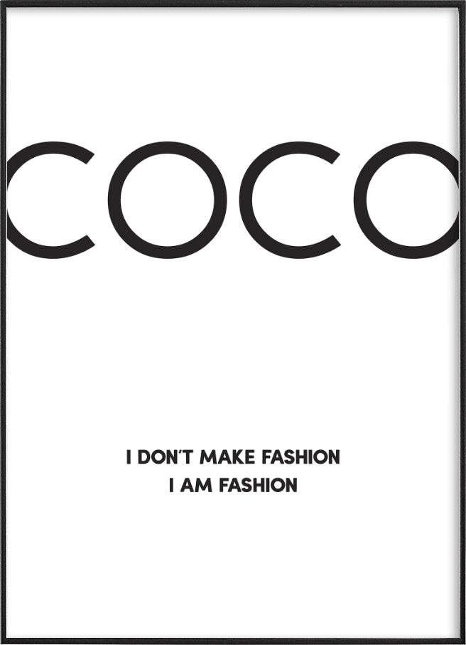 I AM FASHIONPosterFinger Art PrintsMARY & FAP