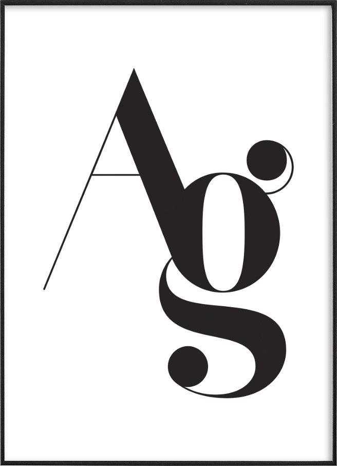 LETTERS ART PRINTPosterFinger Art PrintsMARY & FAP
