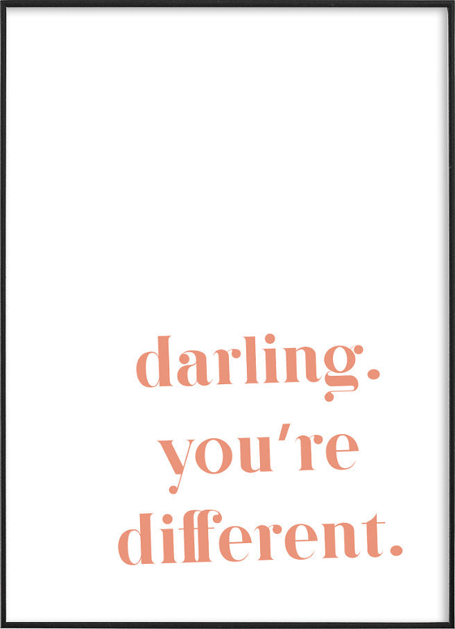 DARLING YOU'RE DIFFERENTPosterMARY & FAPMARY & FAP