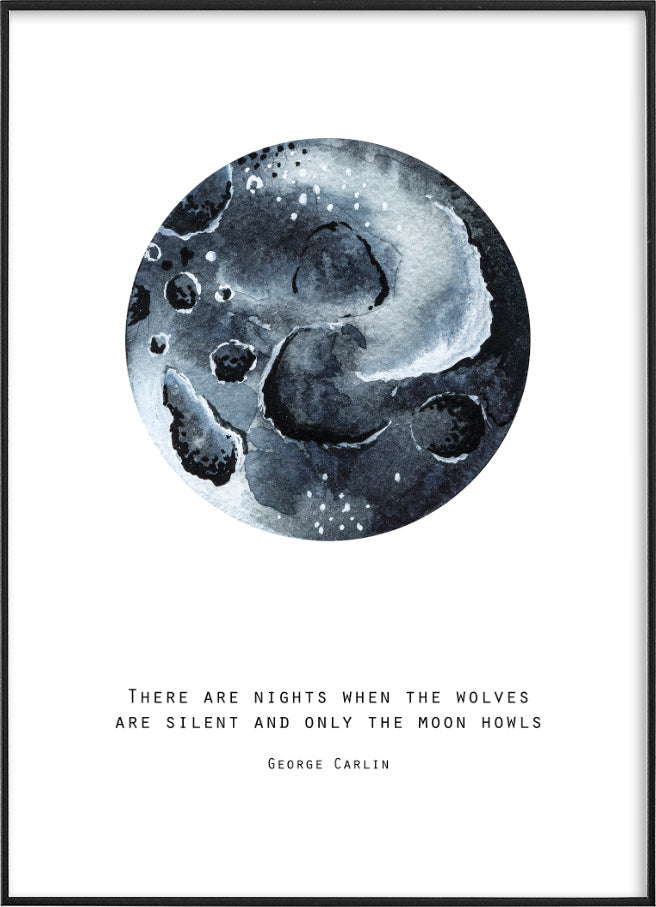 THE MOON HOWLSPosterFinger Art PrintsMARY & FAP